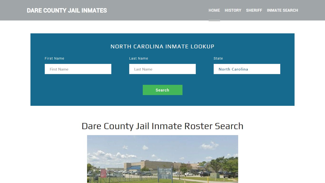 Dare County Jail Inmate Roster Lookup, Manteo, NC